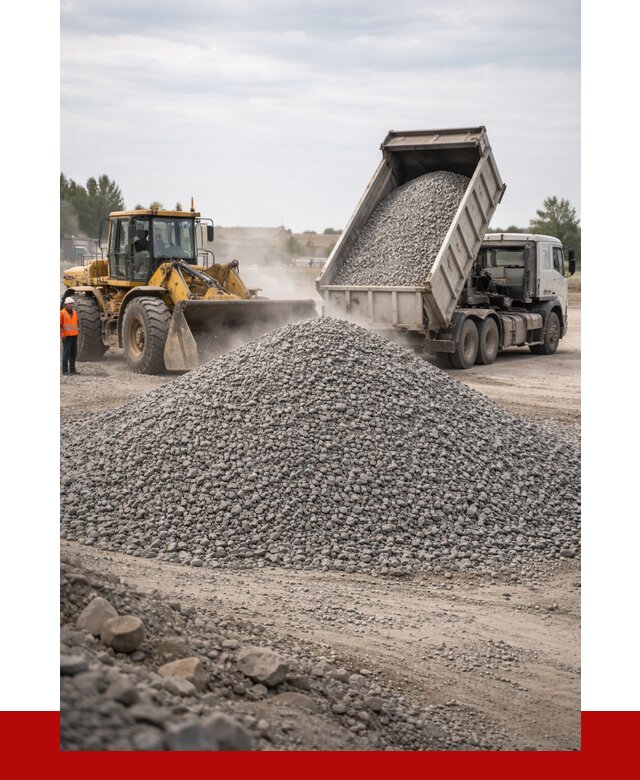 Купить щебень с доставкой в Дюртюли от 2606 руб. | ПРОНЕРУДДюр