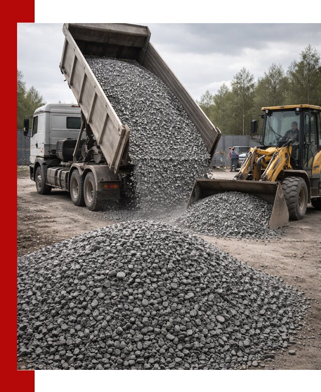 Доставка и продажа щебня гранитного в Дюртюли