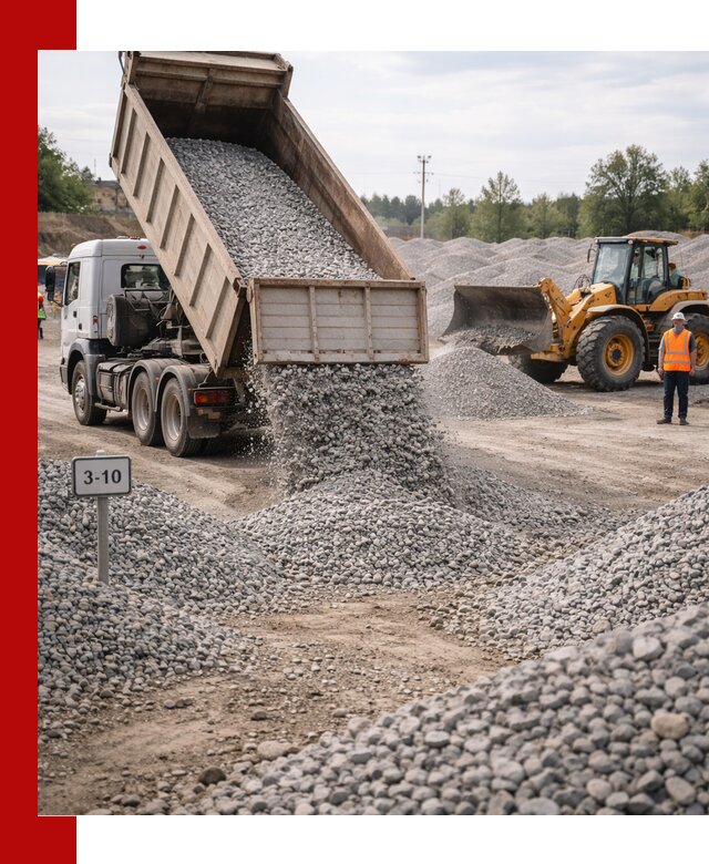 Гранитный щебень фракции 3–10: доставка и продажа в Дюртюли