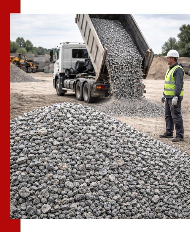 Доставка и продажа гранитного щебня фракции 5-20 в Дюртюли