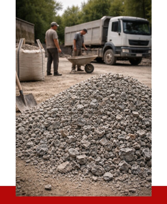 Гранитный щебень фракция 20-40 в Дюртюли от 3336 руб. ПРОНЕРУДДюр