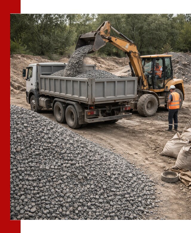Доставка гравийного щебня в Дюртюли оптом и в розницу