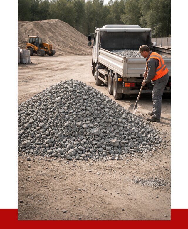 Гравийный щебень фракция 5-10 в Дюртюли от 2294 р. | ПРОНЕРУДДюр