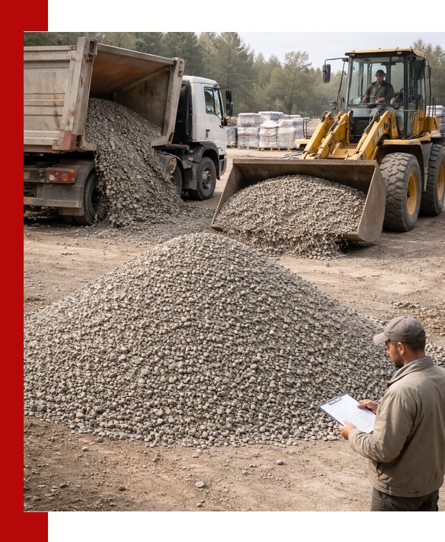 Гравийный щебень фракция 5–10 с доставкой в Дюртюли