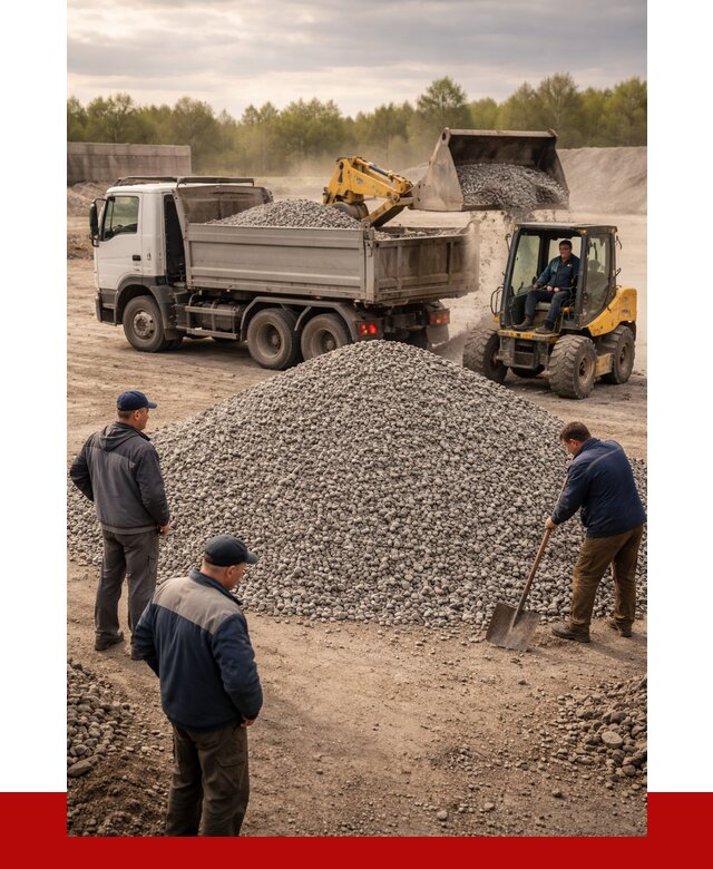 Гравийный щебень фракция 5-20 в Дюртюли от 2502 р. ПРОНЕРУДДюр