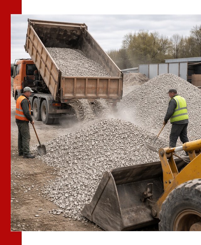 Доломитовый щебень фракции 5-20 с доставкой в Дюртюли