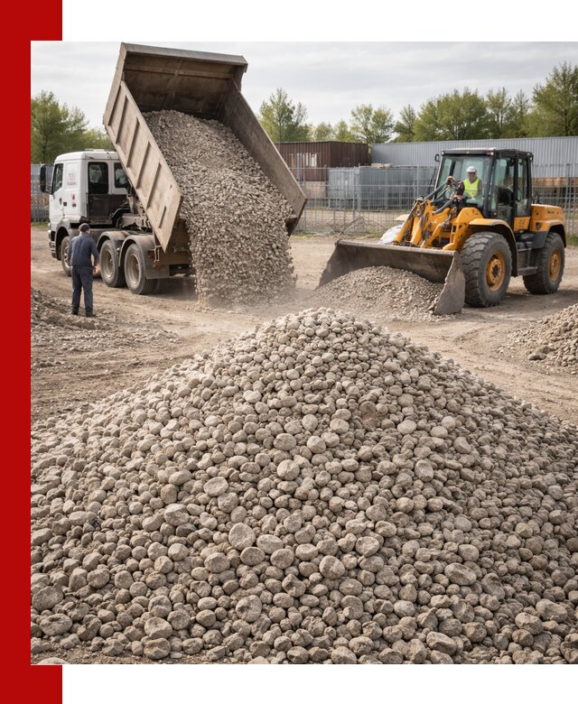 Доломитовый щебень фракции 20–41 с доставкой в Дюртюли