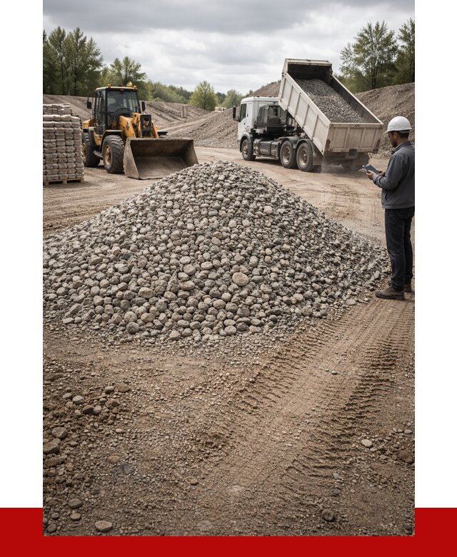 Купить бетонный щебень в Дюртюли, от 3336 р. ПРОНЕРУДДюр