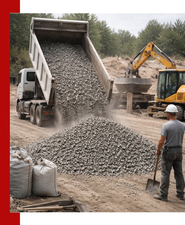 Доставка и продажа бетонного щебня в Дюртюли