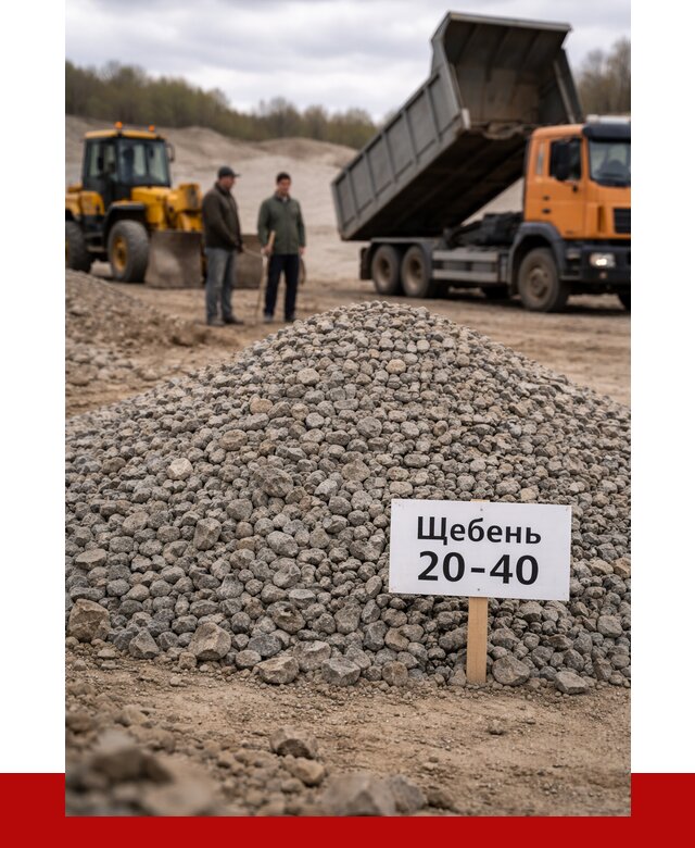 Бетонный щебень фракция 20-40 в Дюртюли от 2554 р. | ПРОНЕРУДДюр