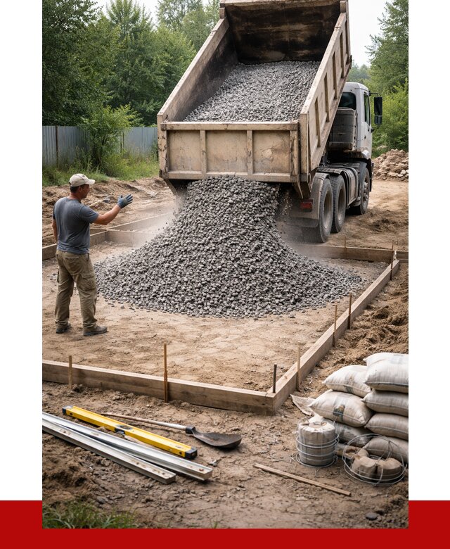 Купить щебень для фундамента в Дюртюли от 4691 р. | ПРОНЕРУДДюр