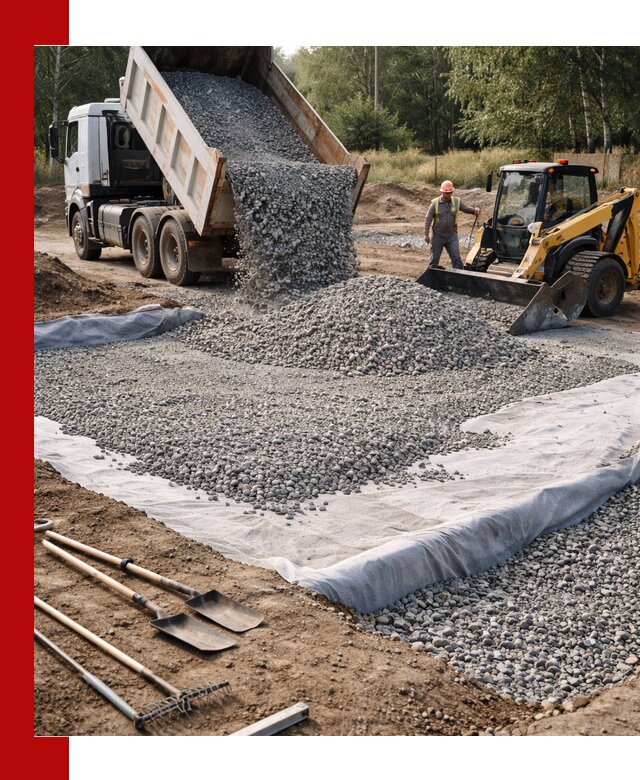 Щебень для фундамента с доставкой в Дюртюли