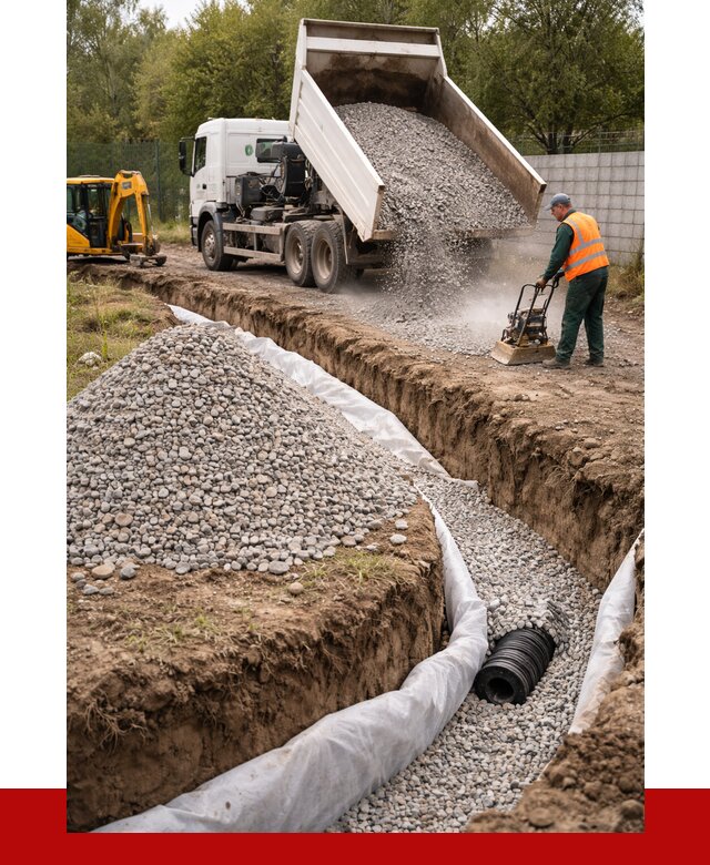 Щебень для дренажа в Дюртюли от 1929 р., ПРОНЕРУДДюр доставка