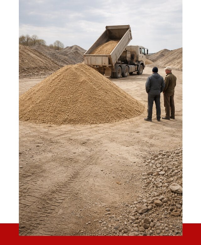 Карьерный песок крупнозернистый в Дюртюли от 8861 р | ПРОНЕРУДДюр