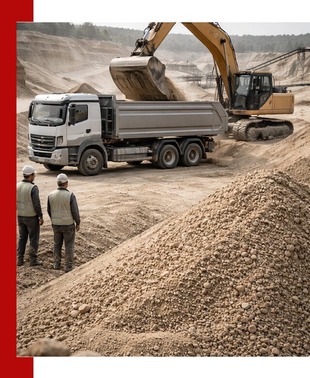 Карьерный крупнозернистый песок с доставкой в Дюртюли