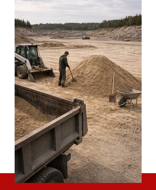 Карьерный песок среднезернистый в Дюртюли, от 2294 р. ПРОНЕРУДДюр