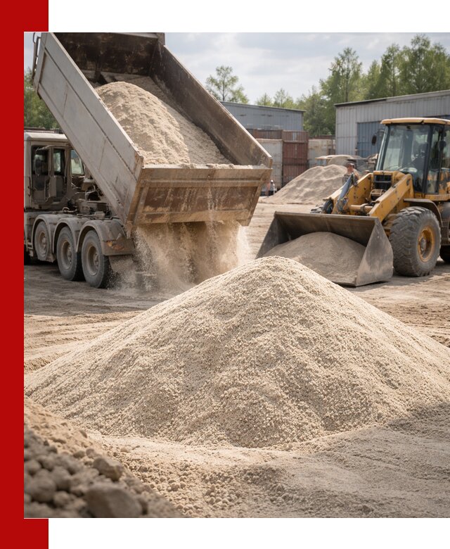 Кварцевый песок с доставкой в Дюртюли для строительных работ