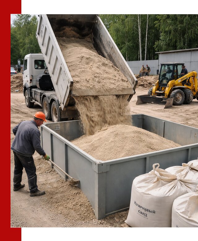 Кварцевый песок для фильтра в Дюртюли — доставка и качество