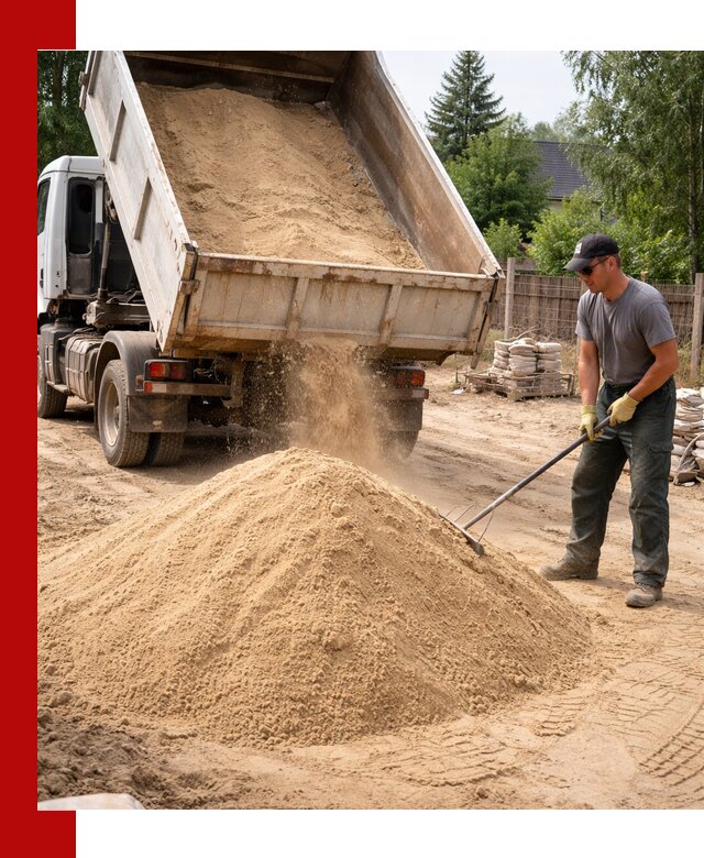 Доставка сухого песка самосвалами в Дюртюли