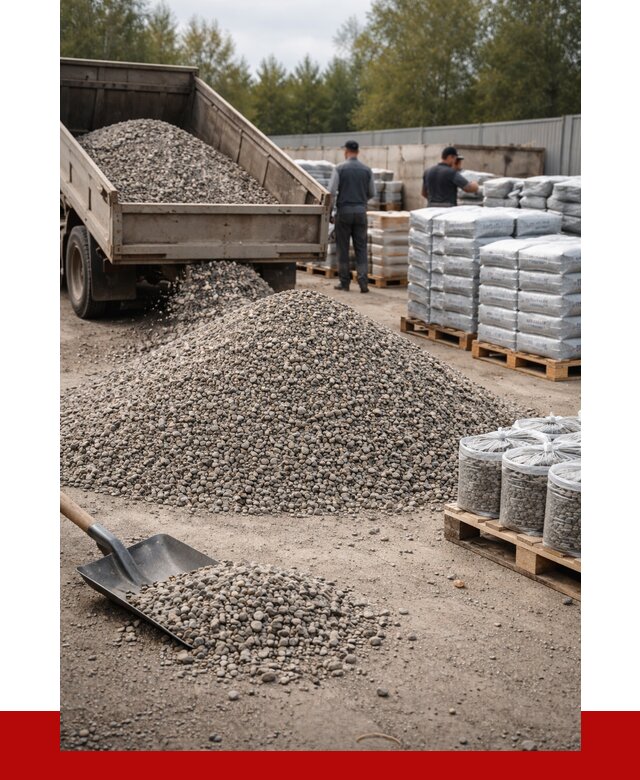 Гравий фракция 5-20 в Дюртюли купить от 2398 р. ПРОНЕРУДДюр