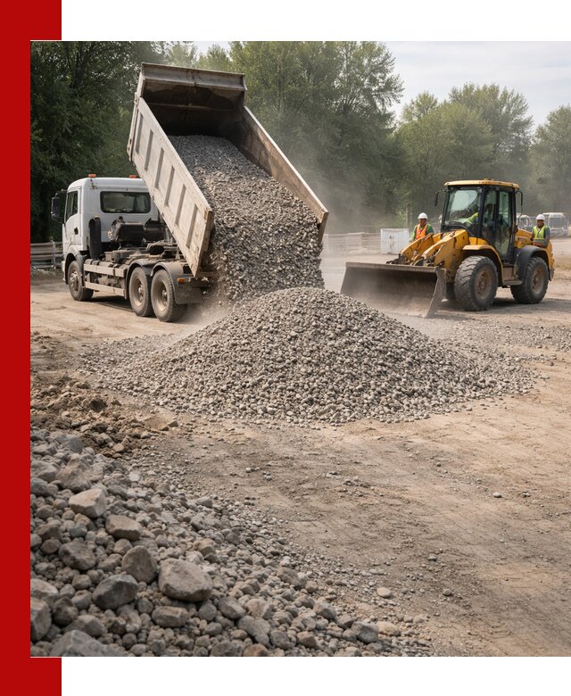 Гравий фракция 5–20 доставка в Дюртюли оптом и в розницу