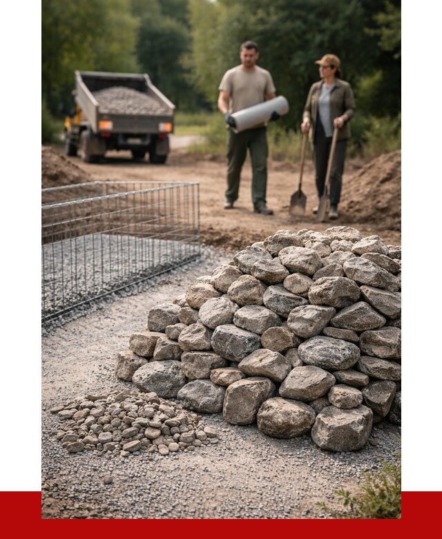 Камень для габионов фракция 100-200 в Дюртюли от 5004 р. | ПРОНЕРУДДюр