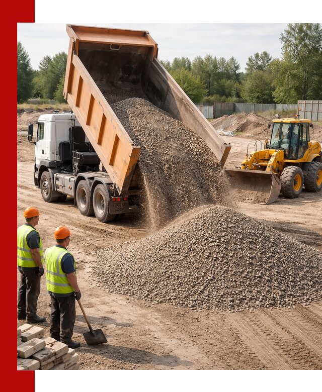 Доставка щебёночно-песчаной смеси ЩПС С7 в Дюртюли