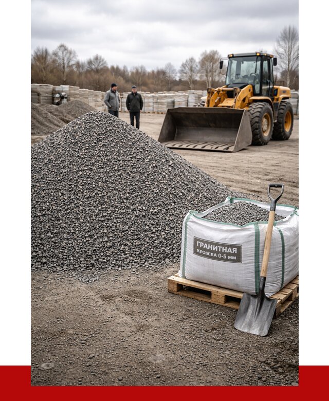 Купить гранитную крошку в Дюртюли от 5004 р. с доставкой | ПРОНЕРУДДюр