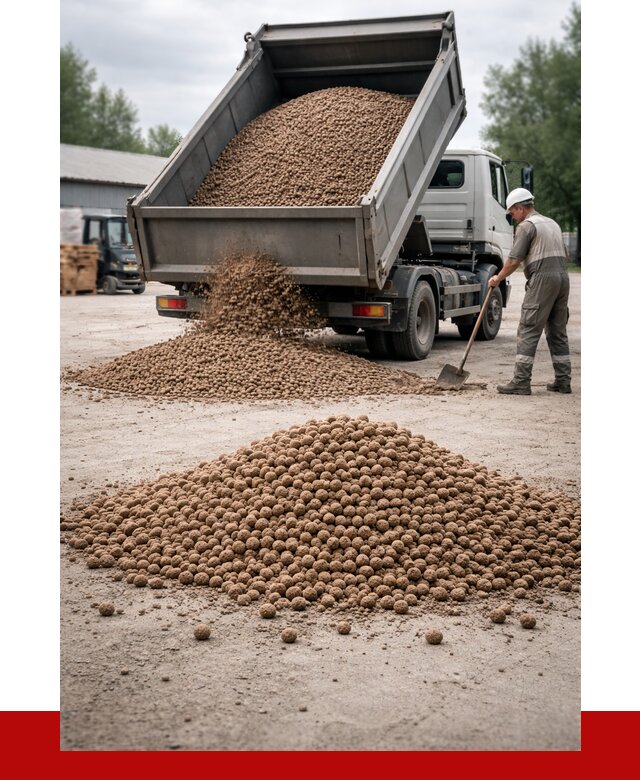 Керамзит с доставкой в Дюртюли от 4379 р. за м3 | ПРОНЕРУДДюр