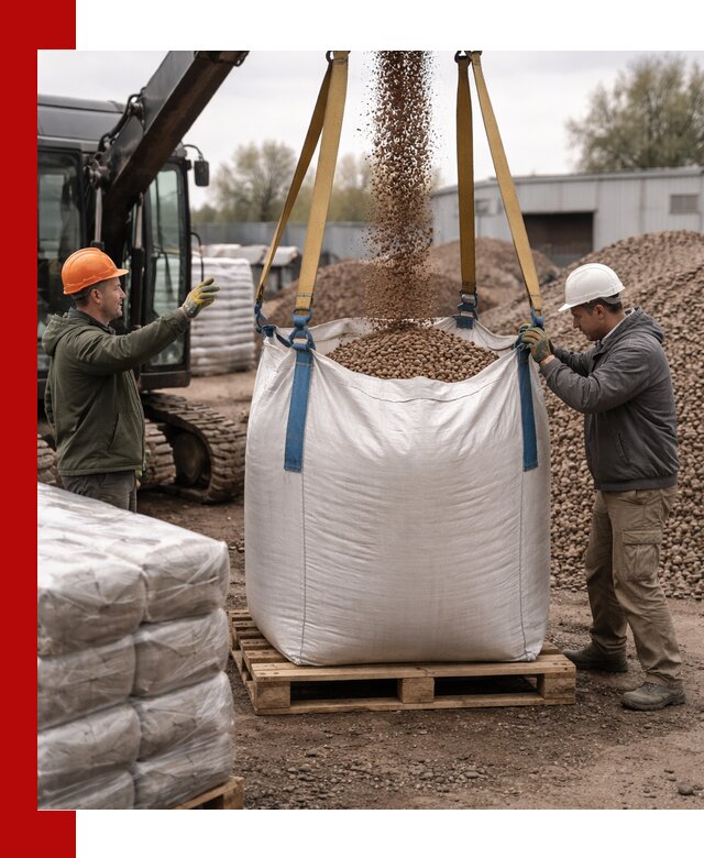 Керамзит в биг-бегах с доставкой в Дюртюли