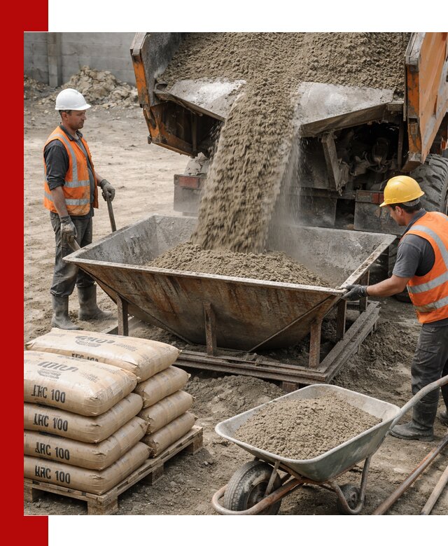 Доставка цементно-песчаной смеси М100 в Дюртюли