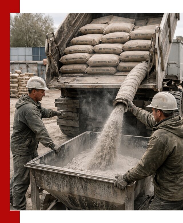 Доставка цемента М400 в Дюртюли оптом и в розницу