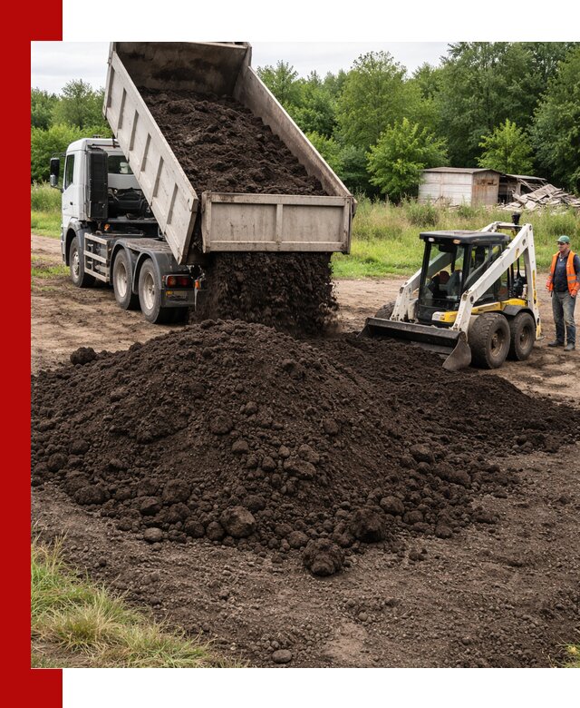 Поставка плодородной земли с доставкой самосвалом в Дюртюли