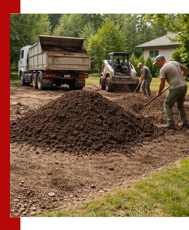 Доставка и укладка грунта для газона в Дюртюли