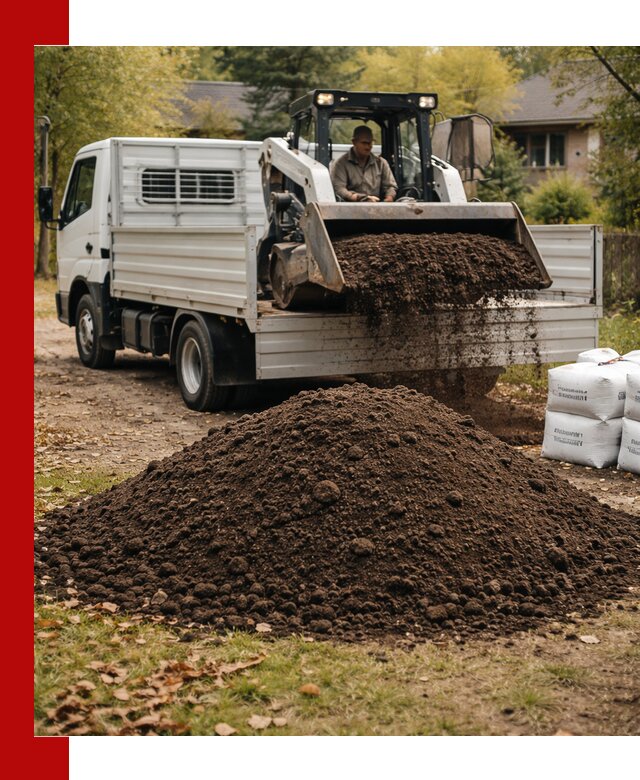 Доставка садовой земли в больших объёмах в Дюртюли