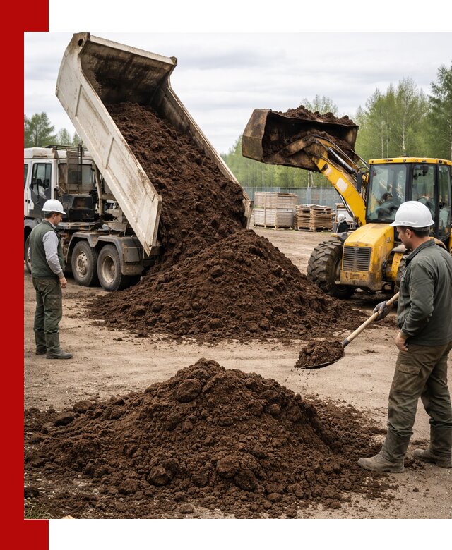 Доставка торфа оптом и в мешках в Дюртюли