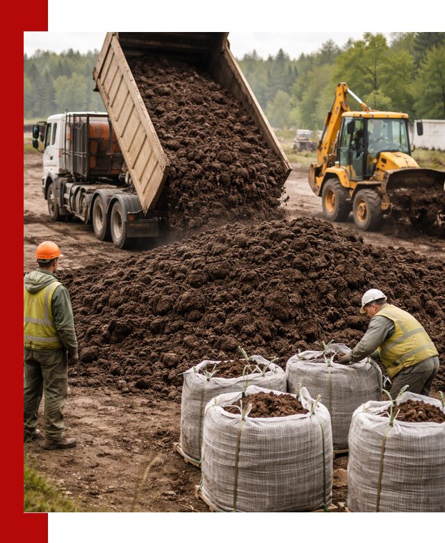 Доставка нейтрального торфа в Дюртюли оптом и в розницу