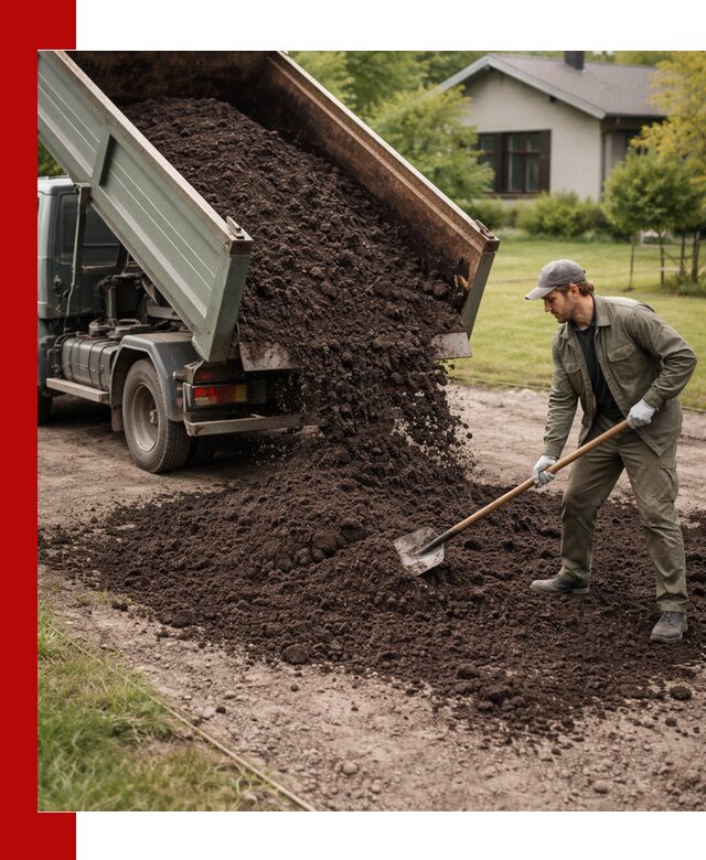 Чернозем для газона с доставкой в Дюртюли быстро и качественно