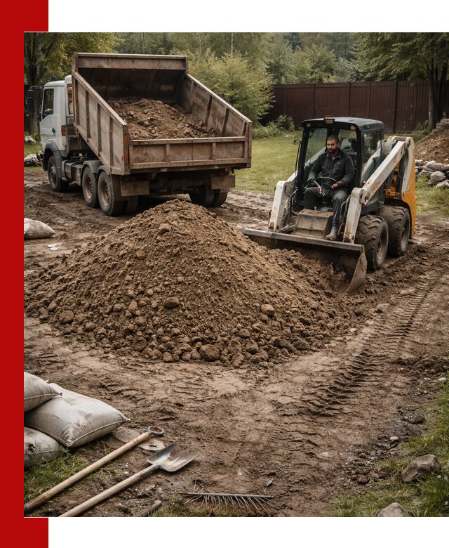 Суглинок для планировки участков в Дюртюли с доставкой и выгрузкой