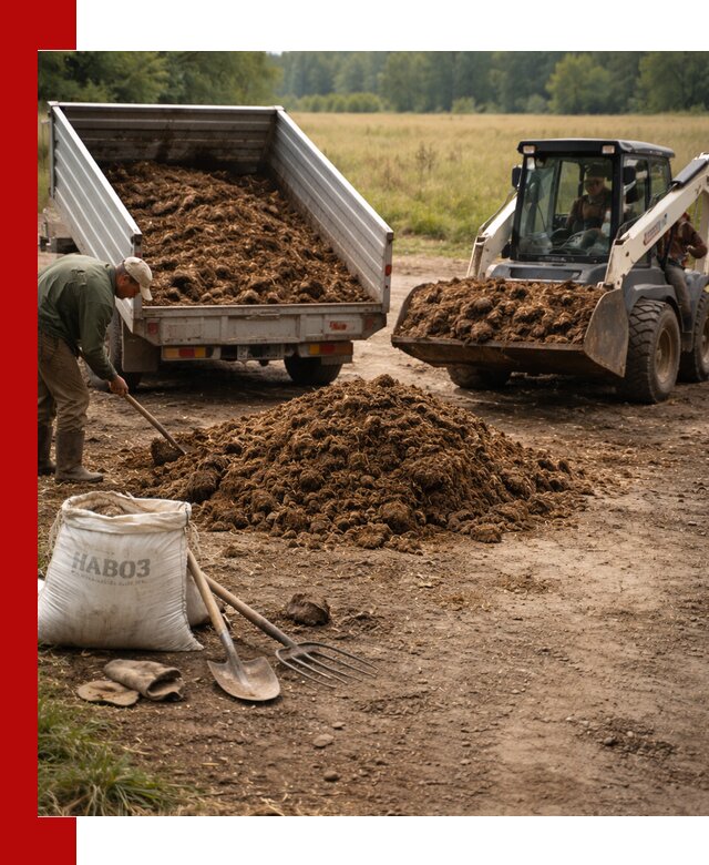 Доставка конского навоза в Дюртюли с разгрузкой и доставкой на объект