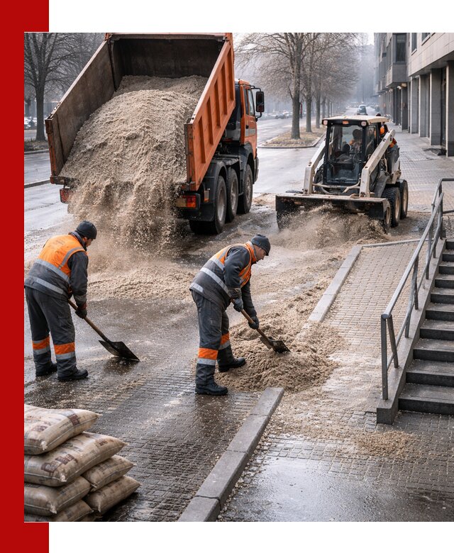 Поставка противогололедных материалов в Дюртюли