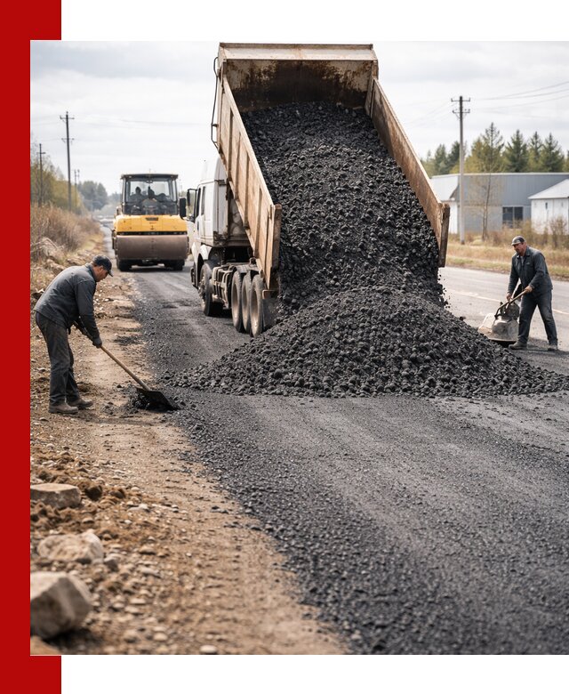 Асфальтовая крошка для дорог в Дюртюли — поставка и доставка