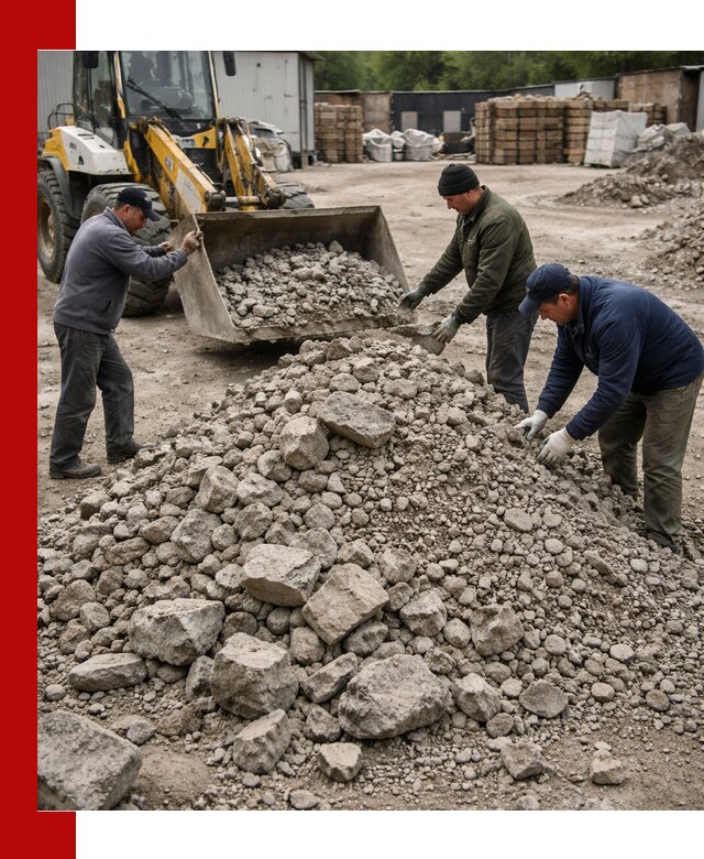 Демонтаж и вывоз бой бетона в Дюртюли