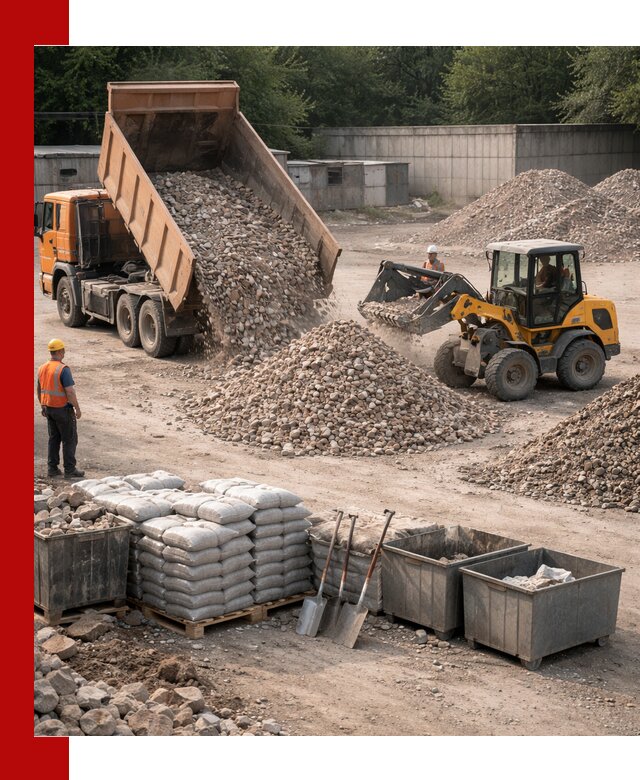 Вторичные материалы для отсыпки в Дюртюли — поставка и доставка