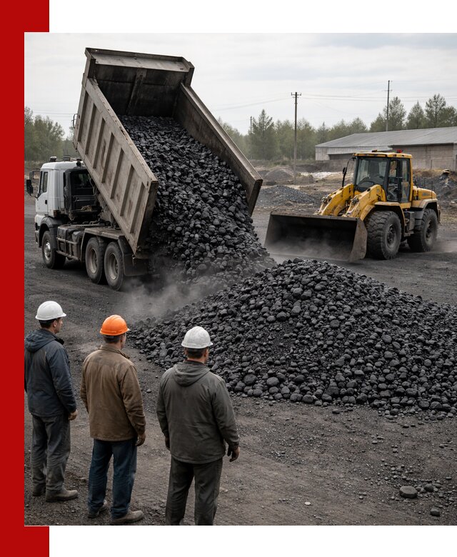 Доставка угля антрацита в Дюртюли с самосвалами и погрузкой
