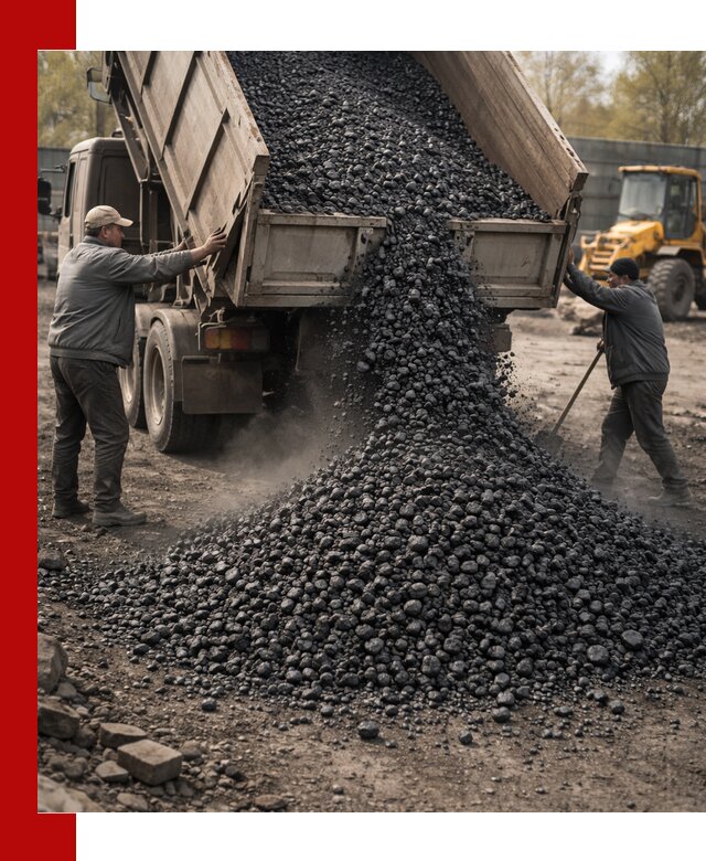 Доставка угля семечка самосвалами в Дюртюли