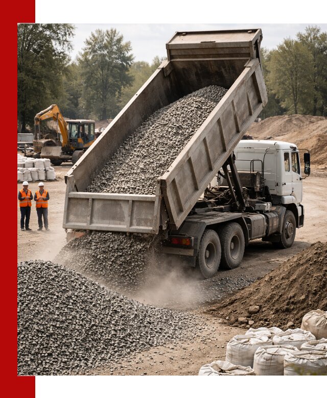 Аренда самосвала в Дюртюли для доставки сыпучих и нерудных материалов