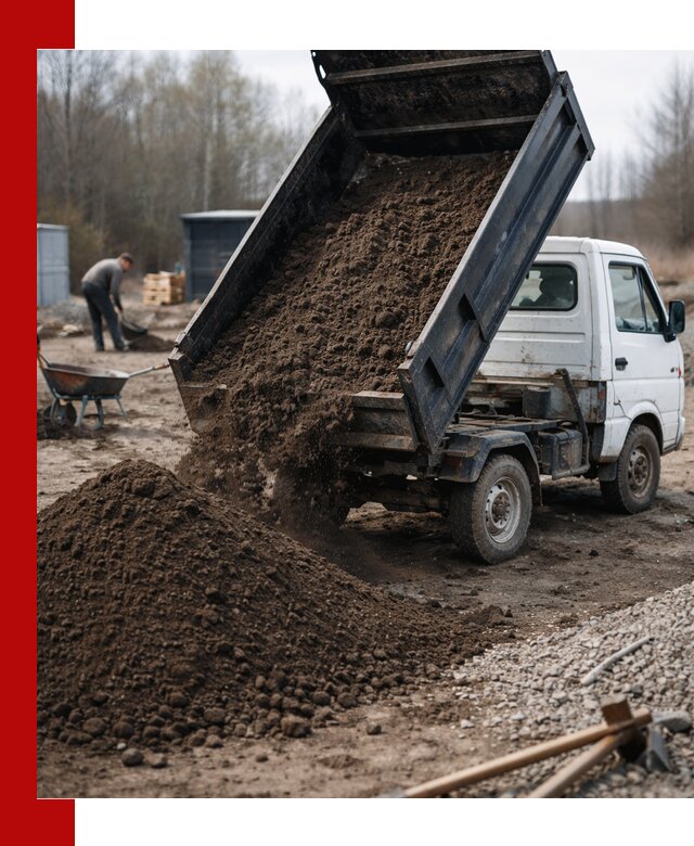 Аренда минисамосвала в Дюртюли для доставки сыпучих материалов