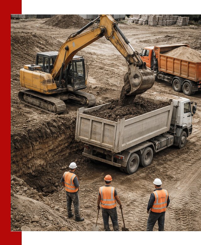 Разработка грунта для строительства и благоустройства в Дюртюли