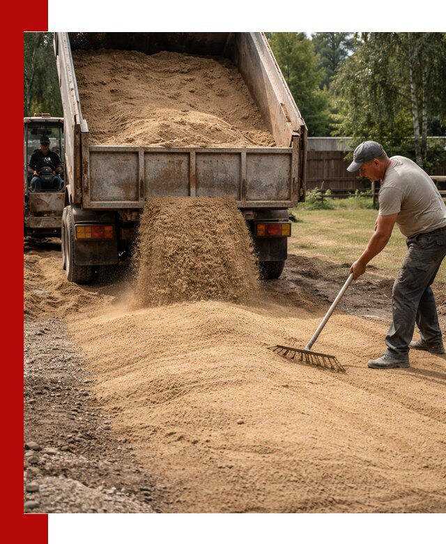 Отсыпка участка песком в Дюртюли быстро и качественно